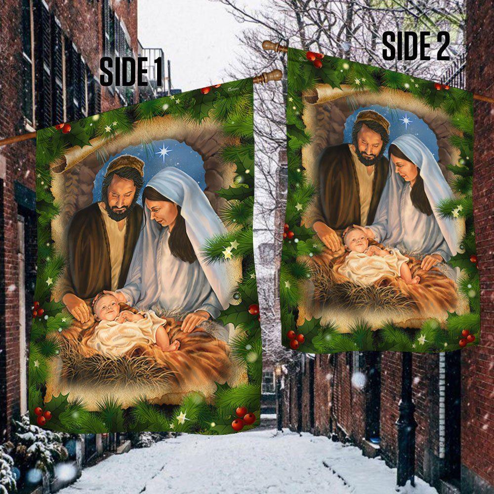 Jesus Is The Reason Christmas Flag Jesus Is Born Nativity Of Jesus – Christian Flag Outdoor Decoration