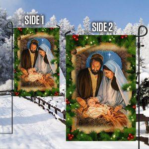 Jesus Is The Reason Christmas Flag Jesus Is Born Nativity Of Jesus 4