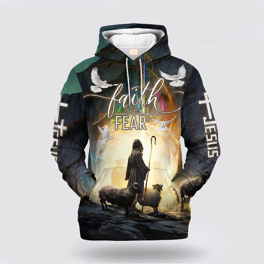 Jesus Lamb Dove Faith Over Fear All Over Print Hoodie Shirt – Gifts For Jesus Lovers Jesus Lamb Dove Faith Over Fear All Over Print Hoodie Shirt – Gifts For Jesus Lovers