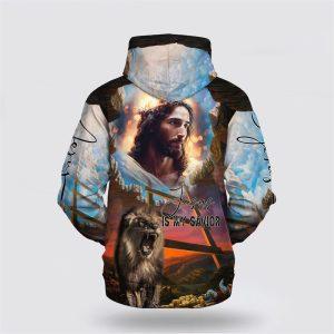 Jesus Lion Is My Savior All Over Print Hoodie Shirt Gifts For Jesus Lovers 2 mh05k7.jpg