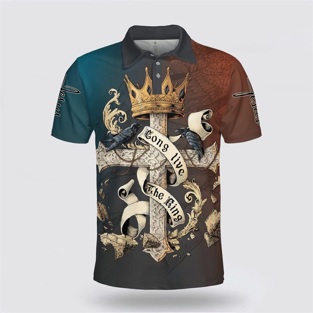 Jesus Long Live The King Polo Shirt – Gifts For Jesus Lovers Jesus Long Live The King Polo Shirt – Gifts For Jesus Lovers