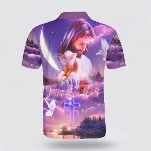 Jesus Loves Y all Polo Shirt Gifts For Jesus Lovers 2 eqwh6k.jpg