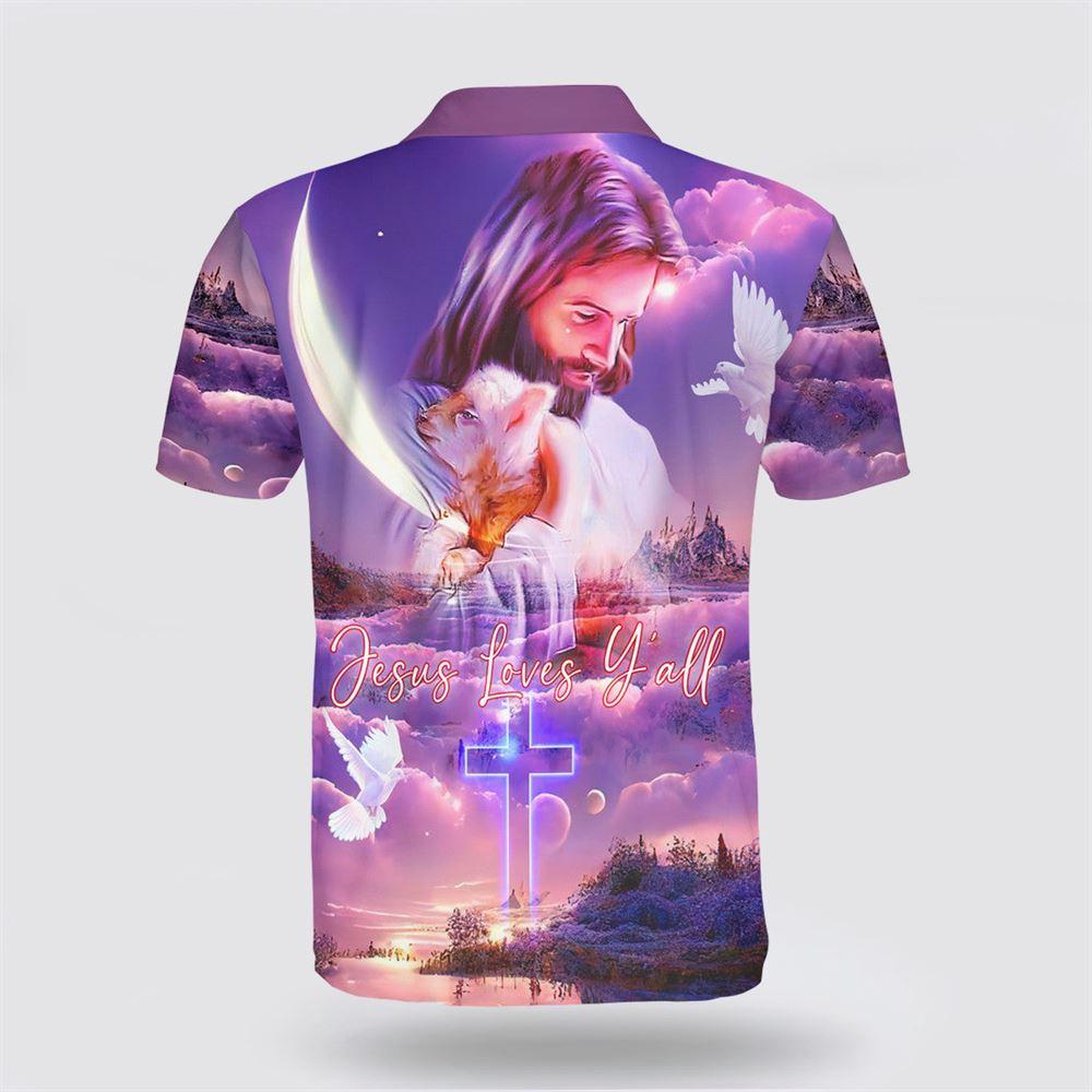 Jesus Loves Y’all Polo Shirt – Gifts For Jesus Lovers Jesus Loves Y’all Polo Shirt – Gifts For Jesus Lovers