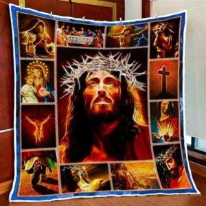 Jesus Magic Blessing Christian Quilt Blanket –…