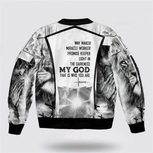 Jesus On The Cross With Lion Bomber Jacket Gifts For Jesus Lovers 3 e6tqja.jpg