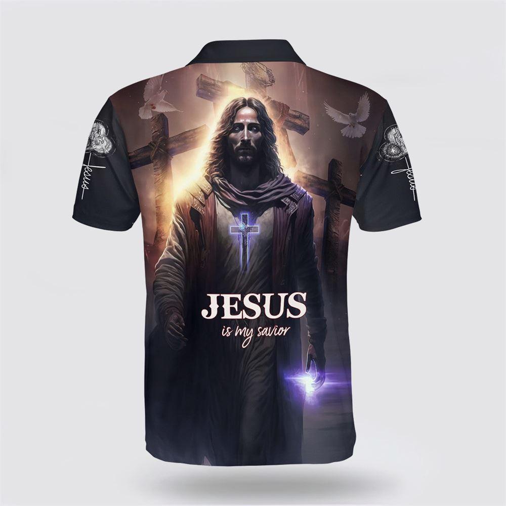 Jesus Picture Is My Savior Polo Shirt – Gifts For Jesus Lovers