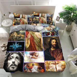 Jesus Saved My Life Quilt Bedding Set Christian Gift For Believers 2 rdkuxk.jpg