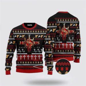 Jesus Saved My Life Ugly Christmas Sweater…