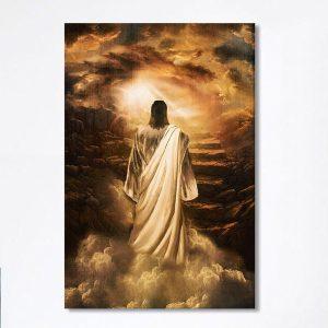 Jesus Stairway To Heaven Wall Art Canvas…