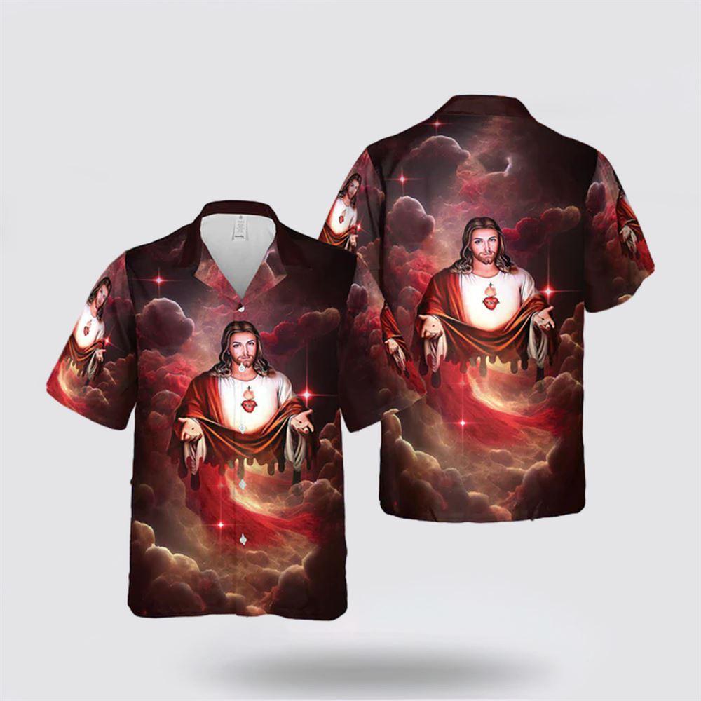 Jesus Take My Hand Red Cloud Heaven Jesus Sacred Heart Christmas Gifts Hawaiian Shirt – Gifts For Jesus Lovers Jesus Take My Hand Red Cloud Heaven Jesus Sacred Heart Christmas Gifts Hawaiian Shirt – Gifts For Jesus Lovers