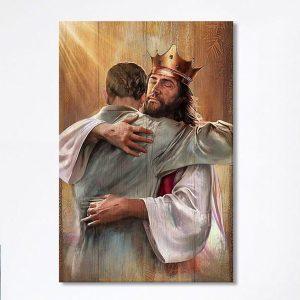 Jesus The King Canvas – A Heartwarming…