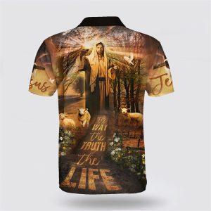 Jesus The Way The Truth The Life Polo Shirt Gifts For Christian Families 2 uv0jge.jpg