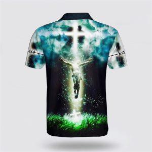 Jesus Underwater Polo Shirt Gifts For Christian Families 2 vmoatc.jpg