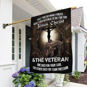 Jesus Veteran Flag Jesus Christ and The…