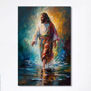 Jesus Walking On The Water 1 Canvas Prints Jesus Canvas Art Christian Wall Art Canvas Decor iadzgp.jpg