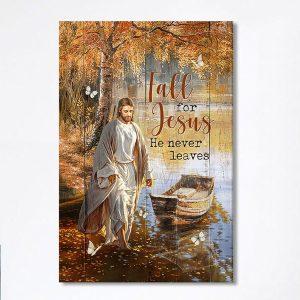 Jesus Walking On The Water Beautiful Lake Wall Art Canvas Jesus Portrait Canvas Prints Christian Wall Art Canvas blbzlg.jpg