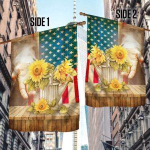 Jesus With Sunflower Flag 2