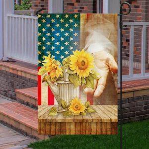 Jesus With Sunflower Flag 3