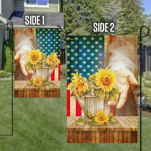 Jesus With Sunflower Flag 4