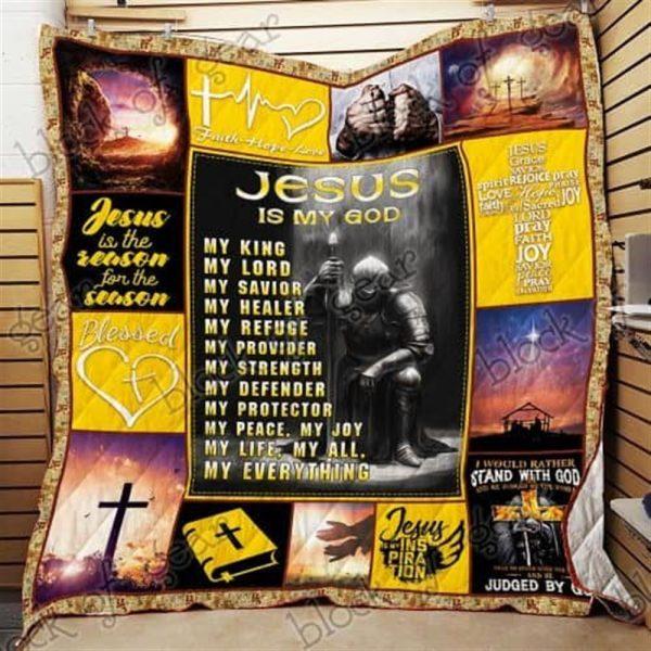 Jesus You Are My Everything Christian Quilt Blanket – Christian Gift For Believers