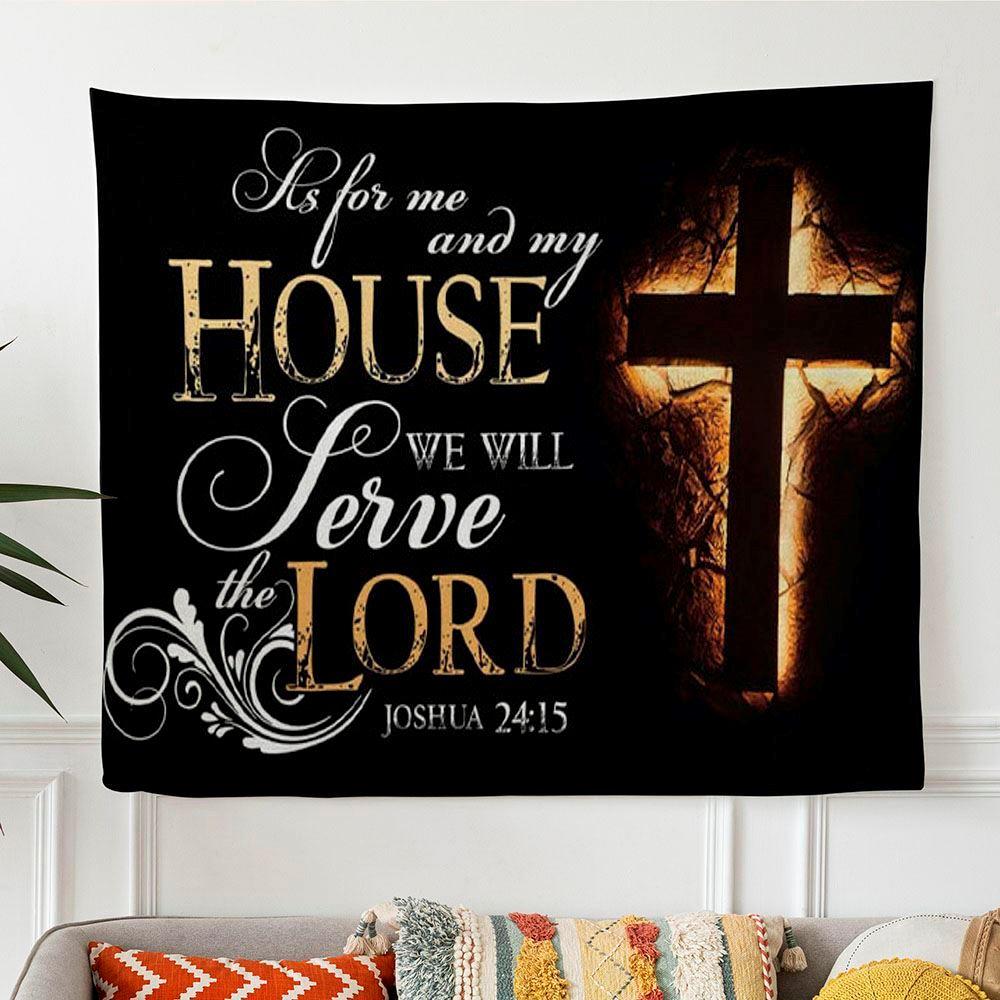 Joshua 2415 Tapestry Wall Art Bible Verse Tapestry Wall Art Print – Tapestries Gifts For Christian Families Joshua 2415 Tapestry Wall Art Bible Verse Tapestry Wall Art Print – Tapestries Gifts For Christian Families