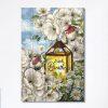 Just Breathe Camellia Forest Hummingbird Wall Art Canvas – Bible Verse Canvas Art – Christian Wall Art Canvas Home Decor