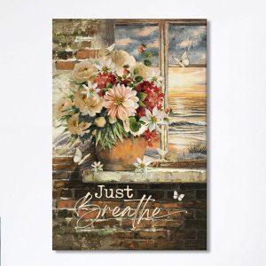 Just Breathe Flowers White Peony Ocean View…