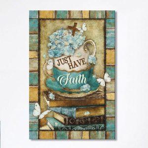 Just Have Faith Tea Cup Book Butterfly…