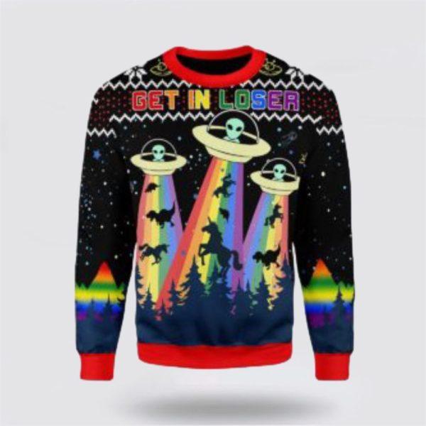 LGBT Alien Ugly Christmas Sweater – Christmas Gifts For Frends