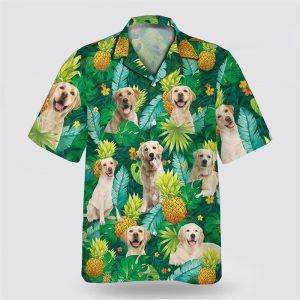 Labrador Dog Leaves Green Tropic Pattern Hawaiian Shirt Gift For Dog Lover 3 lrw8wz.jpg