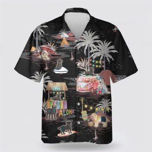 Labrador On The Beach Pattern Hawaiian Shirt…