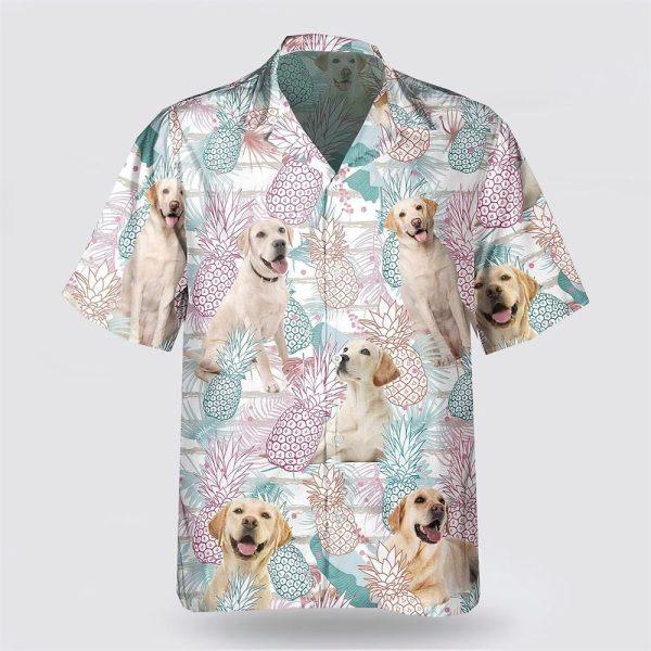 Labrador Pineapple Pattern Hawaiian Shirt – Gift For Dog Lover