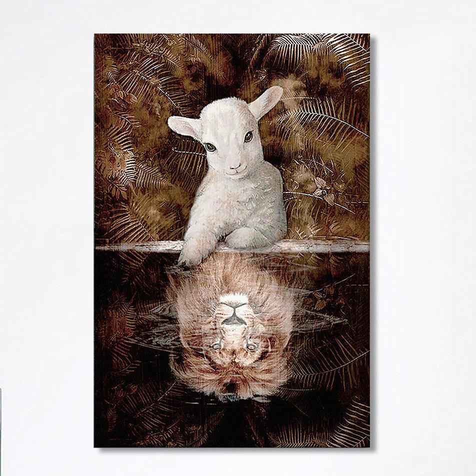 Lamb And Lion King Of Jesus Canvas Wall Art – Christian Canvas Prints – Bible Verse Canvas Art Lamb And Lion King Of Jesus Canvas Wall Art – Christian Canvas Prints – Bible Verse Canvas Art