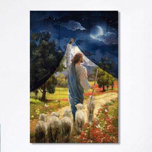 Lamb Of God Flower Field Jesus The…
