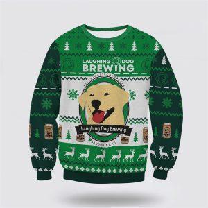 Laughing Dog Brewing Christmas 3d Ugly Sweater…