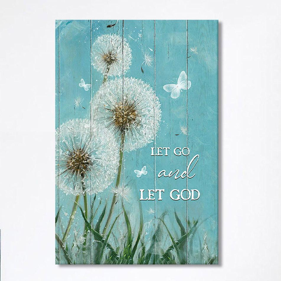 Let Go And Let God Dandelion White Butterfly Canvas – Lion Canvas Print – Christian Wall Art Canvas – Religious Home Decor Let Go And Let God Dandelion White Butterfly Canvas – Lion Canvas Print – Christian Wall Art Canvas – Religious Home Decor