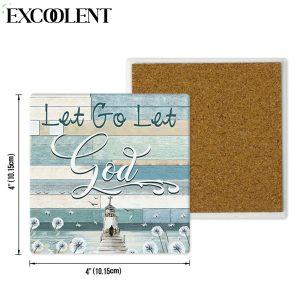 Let Go Let God Stone Coasters Coasters Gifts For Christian 4 t shirt