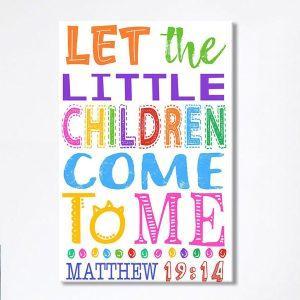 Let The Little Children Come To Me…