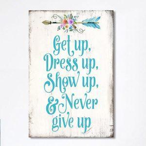 Light Blue Boho Wall Art- Encouragement Gifts…