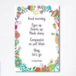 Lin-Manuel Miranda Good Morning Canvas Wall Decor…