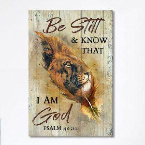 Lion Be Still And Know That I…