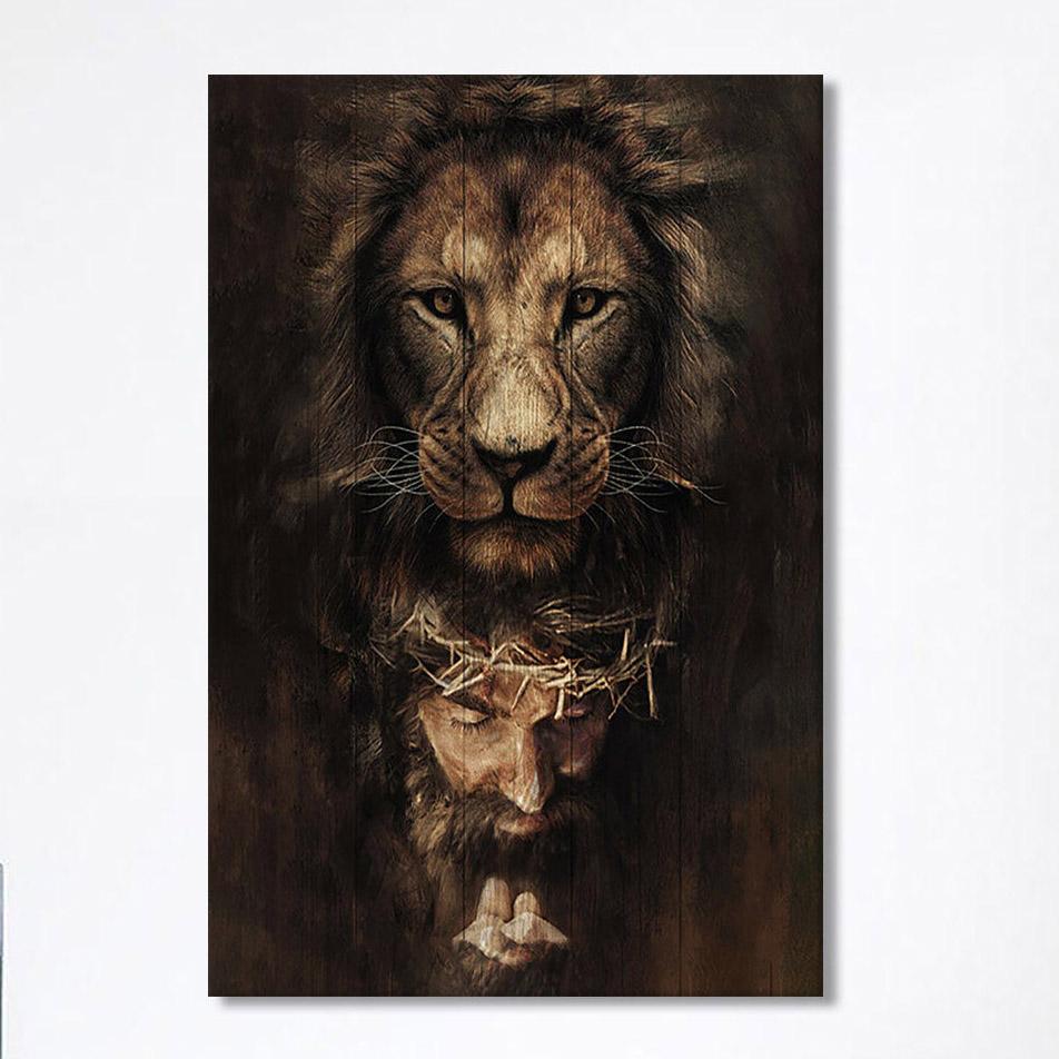 Lion Of Judah Jesus Face Canvas – Lion Canvas Print – Christian Wall Art Canvas – Religious Home Decor Lion Of Judah Jesus Face Canvas – Lion Canvas Print – Christian Wall Art Canvas – Religious Home Decor