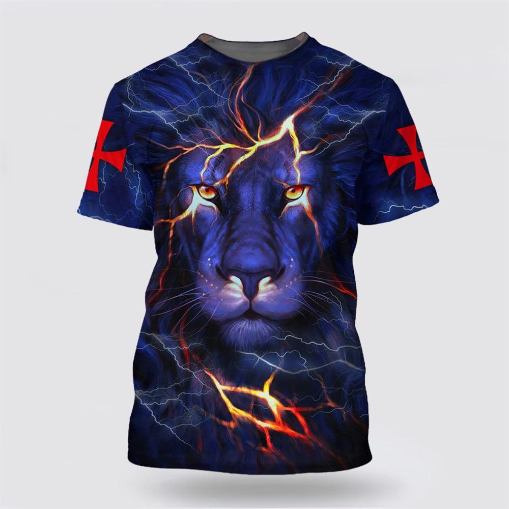 Lion Way Maker Miracle Worker Promise Keeper All Over Print 3D T Shirt – Gifts For Christian Friends
