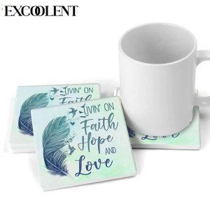 Living On Faith Hope And Love Stone Coasters Coasters Gifts For Christian 2 j7nmb7.jpg