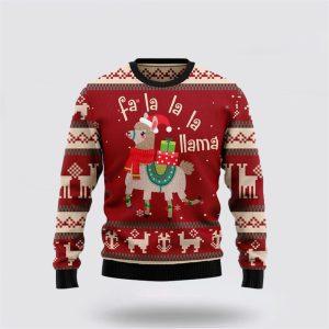 Llama Lalala Ugly Christmas Sweater – Sweater…