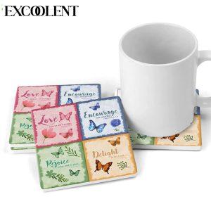 Love Encourage Rejoice Delight Butterfly Stone Coasters Coasters Gifts For Christian 2 gtelav.jpg