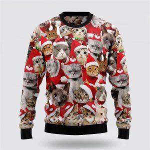 Lovely Cats Ugly Christmas Sweater – Cat…