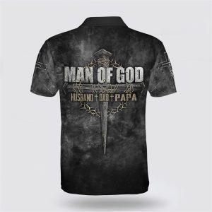 Man Of God Husband Dad Papa Polo Shirt Gifts For Christian Families 2 klc25y.jpg