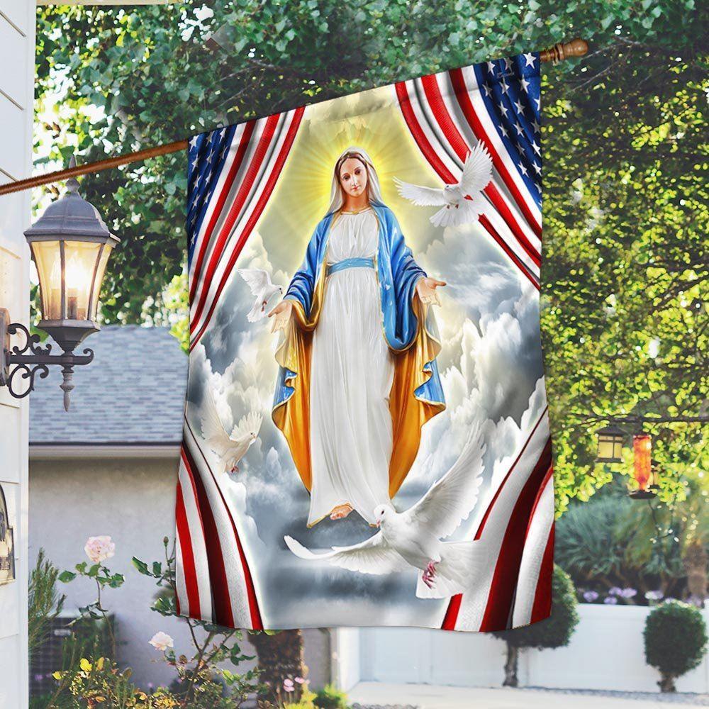 Mary Flag Mother Of Jesus Flag – Christmas Flag Outdoor Decoration Mary Flag Mother Of Jesus Flag – Christmas Flag Outdoor Decoration