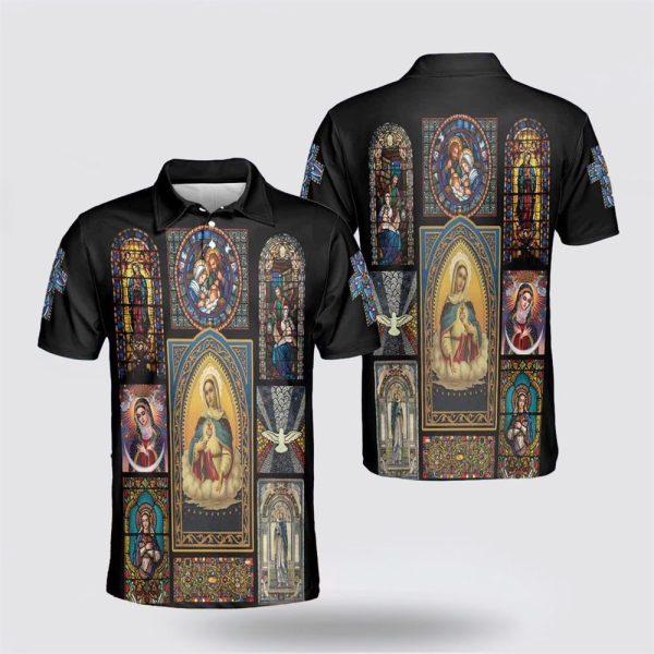 Mary Mother Of Jesus Polo Shirts – Gifts For Christian Families